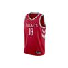 Alfanümerik Baskılı Yuvarlak Yaka Basketbol Atlet Sw Fan Sürümü Erkek Üstler Kırmızı 903993-657