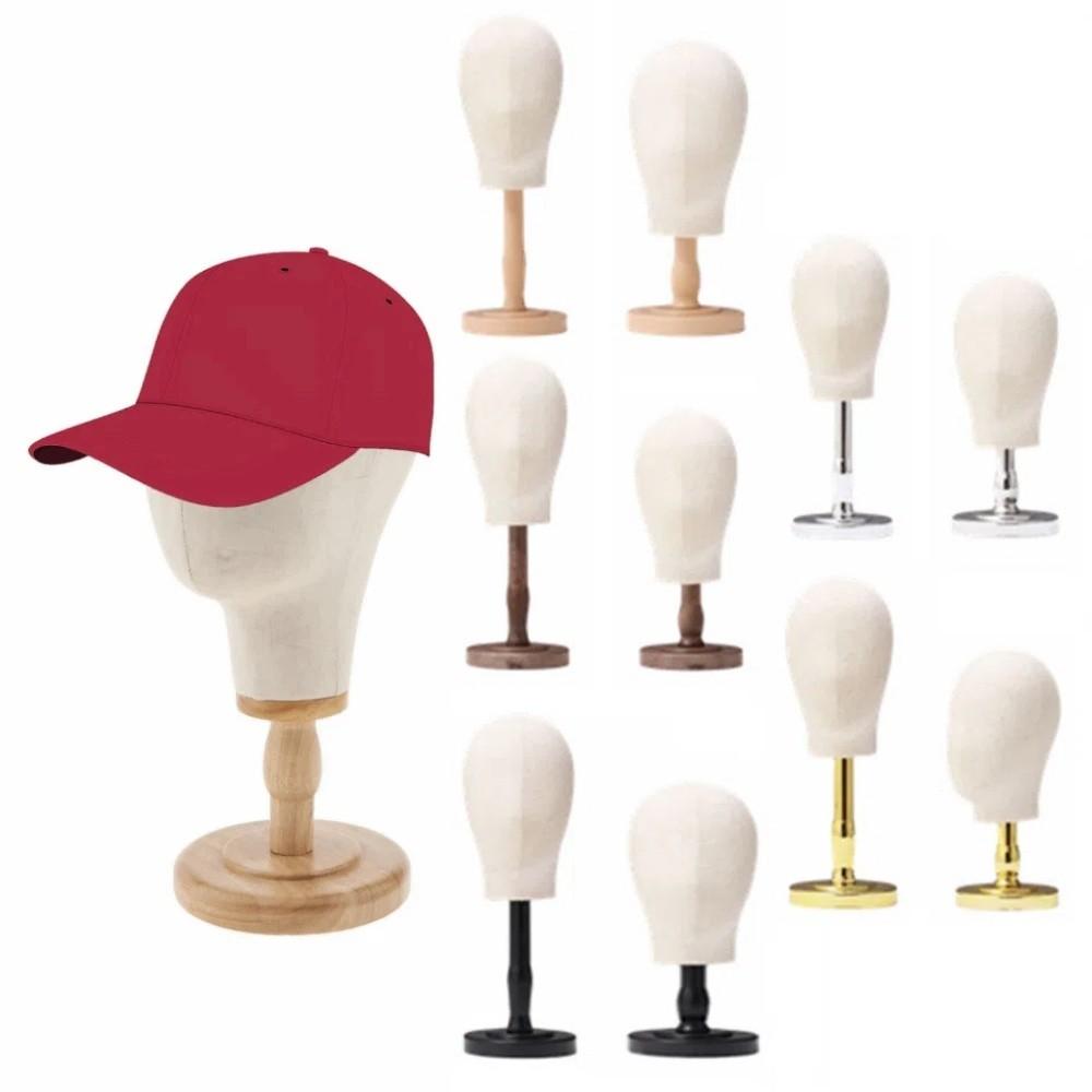 Detachable Wig Head Holders Portable Cap Hat Display Rack Hat Display Stand  Styling Head