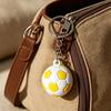 Compact Lightweight Keychain Pendant, Football Shape Key Holder, Smooth Surface Portable Fan Gift Accessory