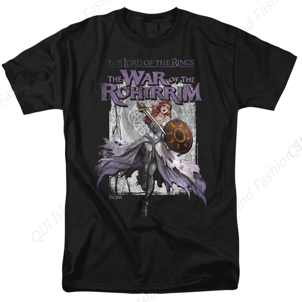 Lord of The Rings  War of The Rohirrim Hera Homage Unisex Adult T Shirt Black S