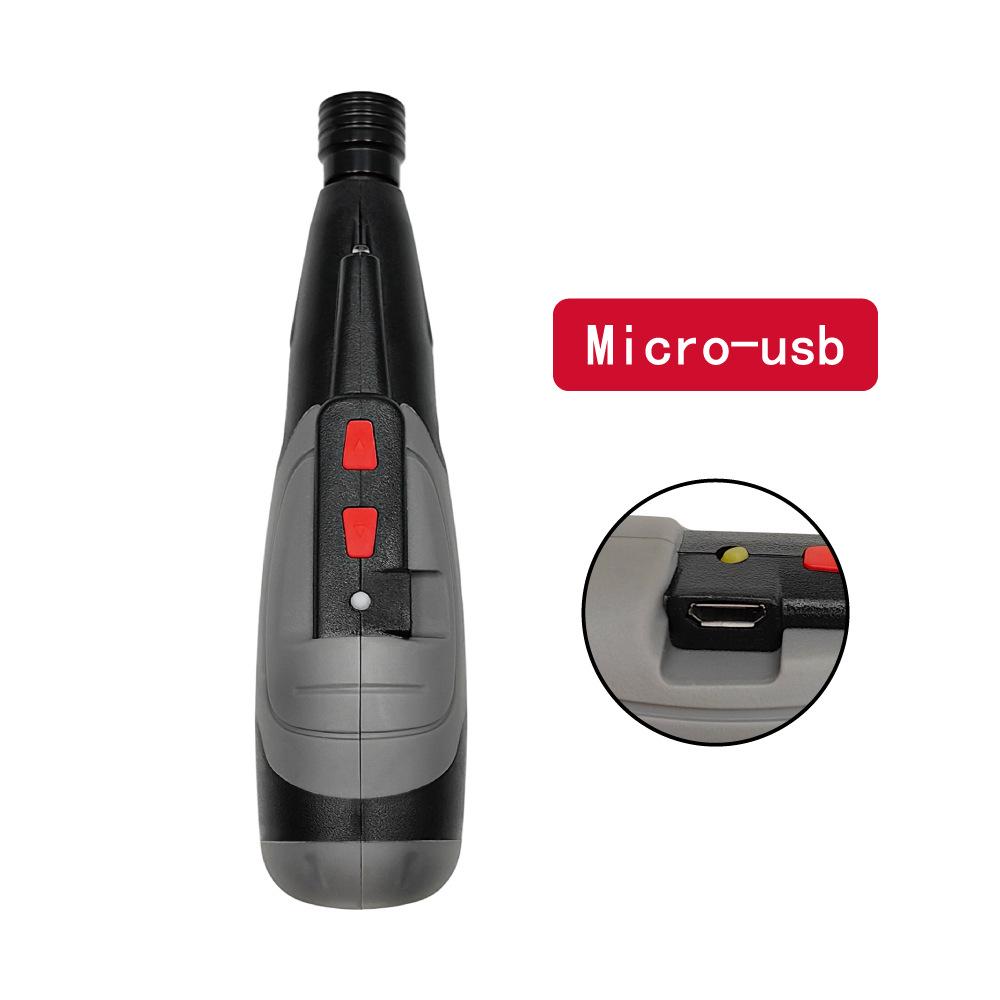 3.6V Rechargeable Electric Screwdriver with Lithium Battery and Straight Handle Repair Tool Set