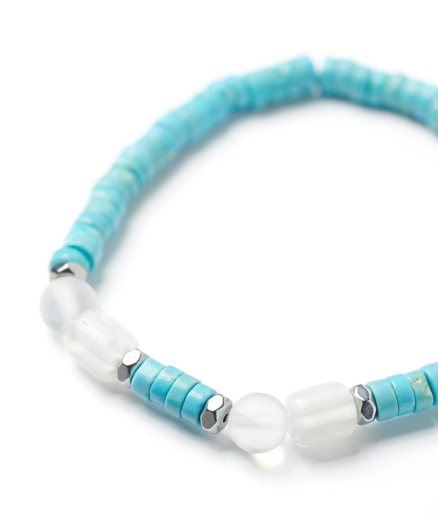 Polalita Turkish Blue Moonstone Bracelet (Plt-Br-035_Bl)