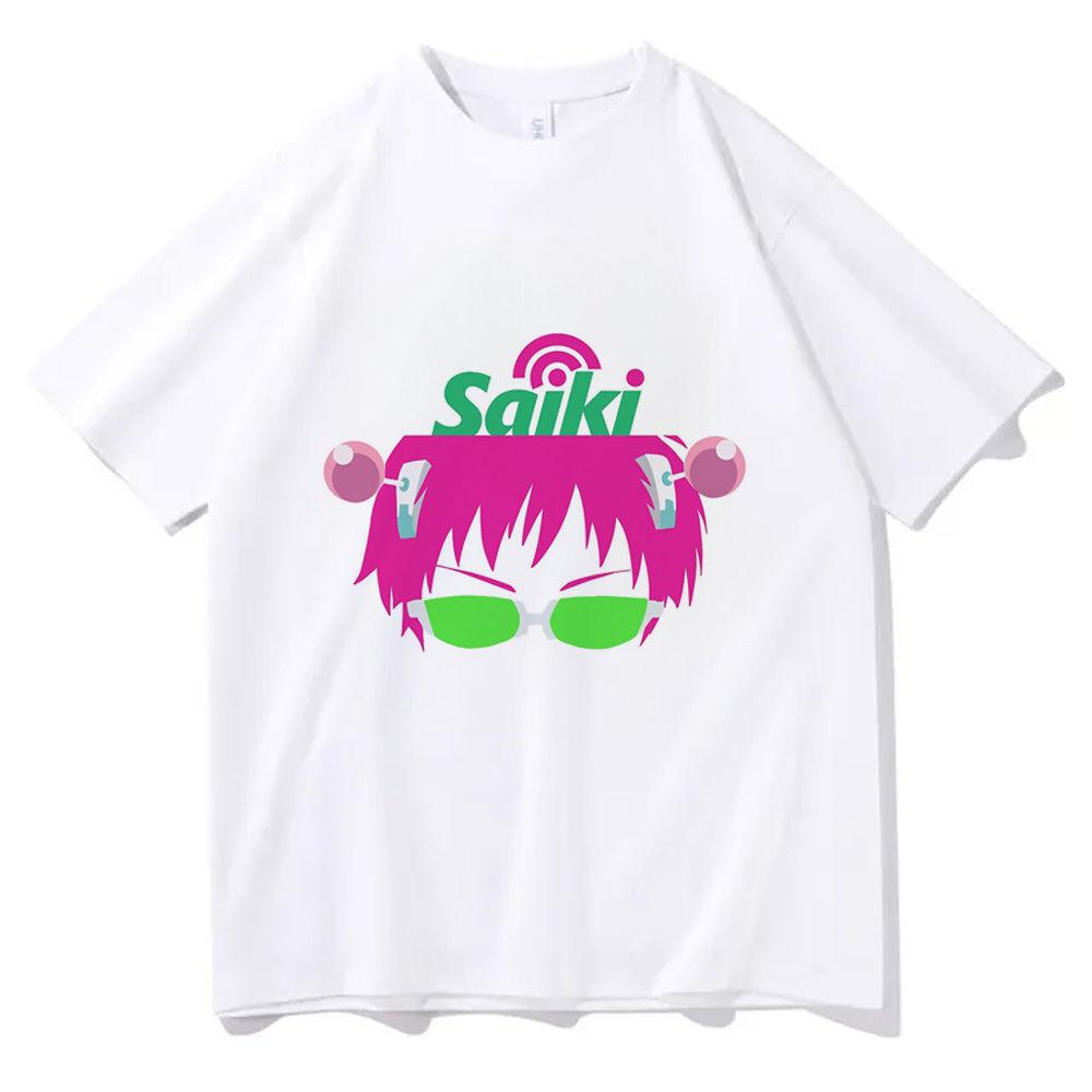 

The Disastrous Life of Saiki K Kusuo No Psi Nan Tshirts Unisex Fashion Summer Tshirts Tshirt Top Tees Streetwear Harajuku Funny 3XL