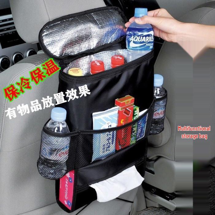 Multifunktionale Tasche zur Organisation der Rückseite des Autositzes