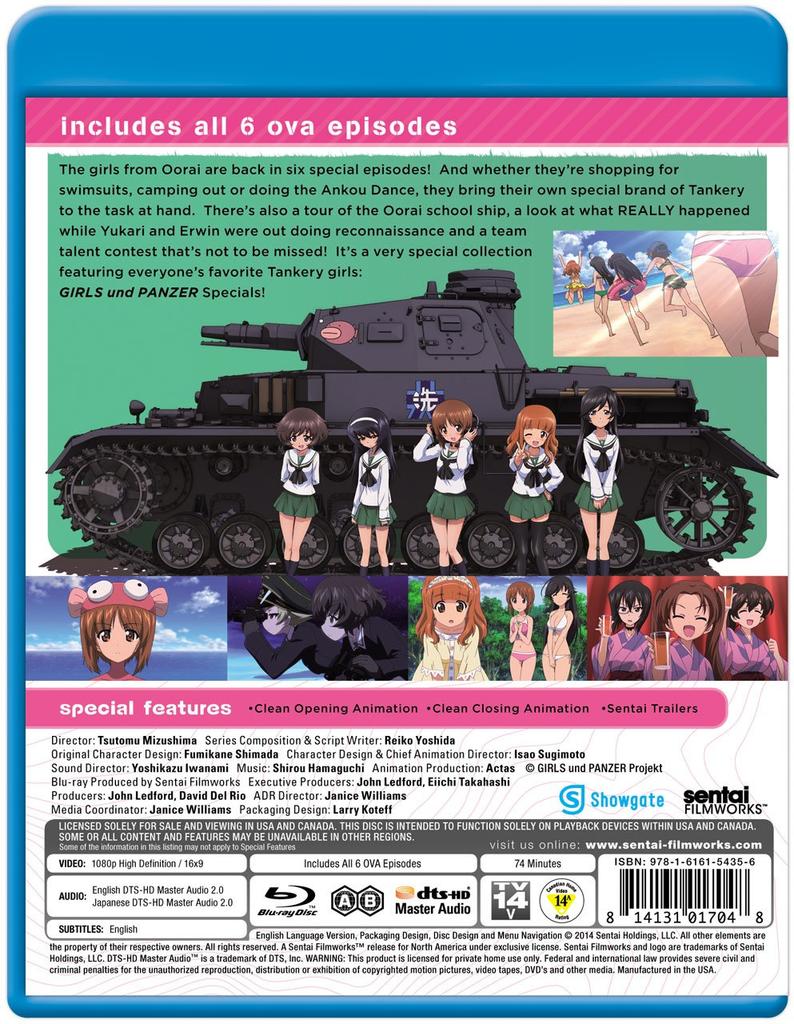 Girls and Panzer Complete OVA Series [Blu-ray] [Import]