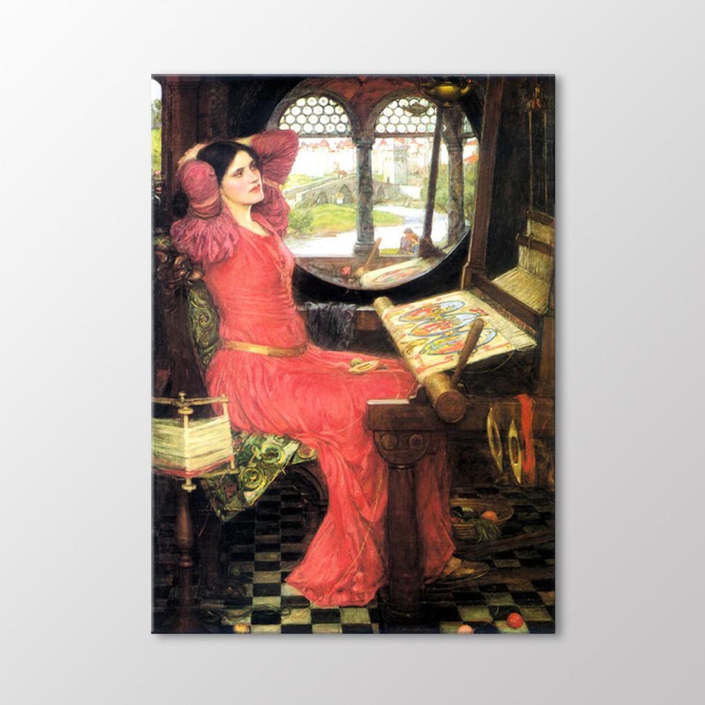 

Леди Шалотт говорит, что устала от теней, 1916 г. Живопись