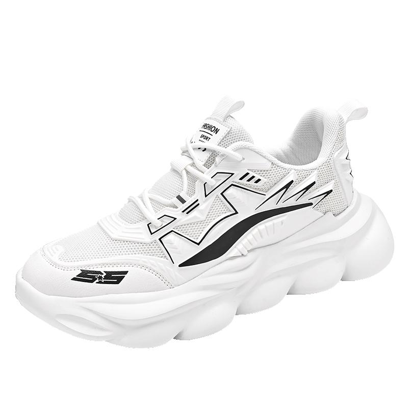 

Мужские толстые кроссовки, увеличивающие рост, мужская обувь на толстой подошве, уличная обувь для мужчин, повседневная обувь, мода 39 белый