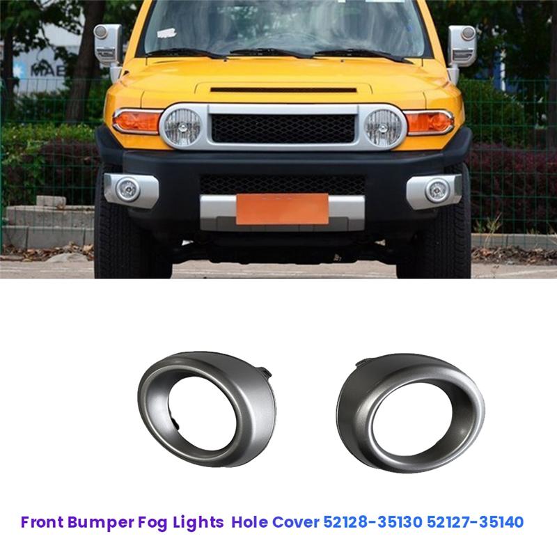 Right Front Bumper Fog Lights Hole Cover 52127-35140 For Toyota Cruiser FJ 2007-2018 Fog Lamp Hole Caps 5212735140 Parts
