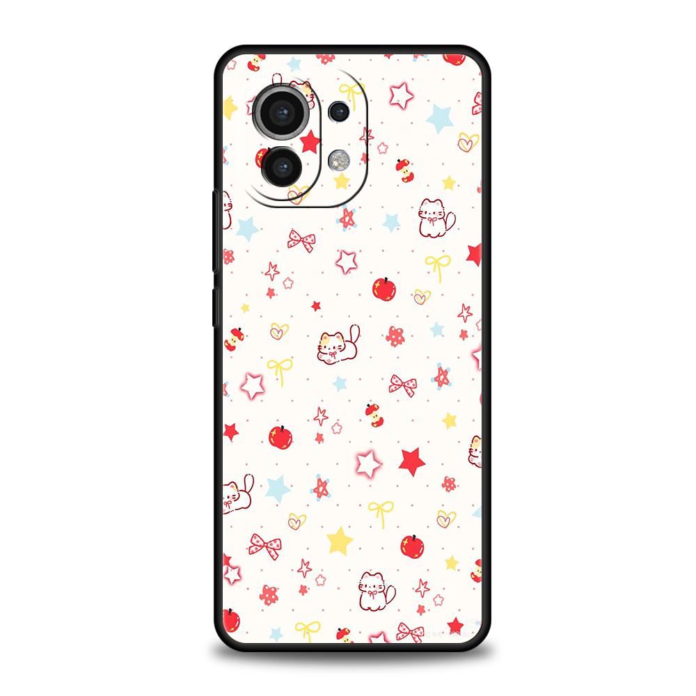 Phone Case for Xiaomi Mi 17 Pro Max 15 14 13 12 11 Ultra 15T 14T 13T 12T 11T Pro Lite Soft TPU Creative Adorable Cartoon Pattern