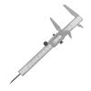 High Precision Metal Vernier Caliper Manual Measuring Caliper Tools Micrometer Ruler (5in)