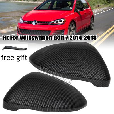 Side RearView Mirror Cover for VW Golf 7 MK7 7.5 GTI for Touran 2013- Caps Signals Golf 7 Mirror Tools Case