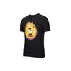 Dri-Fit Lion Print Crew Neck T-Shirt Men Tops Black CW5015-010
