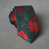 Red Blue Green Business Neckties 7cm Width Groom Cravat New Wedding Men Tie  Business Daily Wear