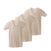 Inner Shirt Mens Summer Moisture-wicking Quick-dry Cool Touch 3-piece Set V-neck Teijin AIRCTIVE