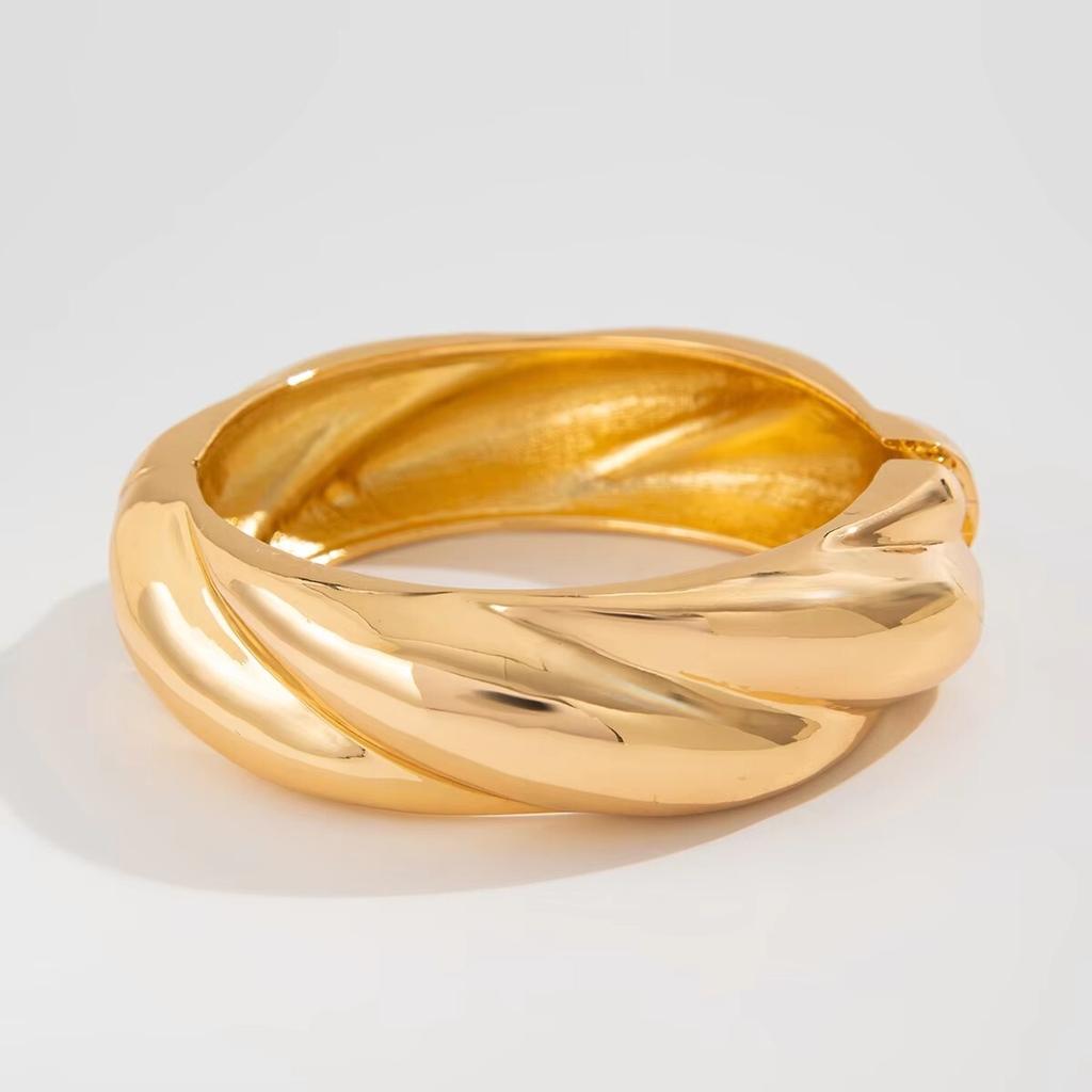 Ingemark 6 Styles Exaggerated Smooth Water Drop Chunky Open Cuff Bangles Women Punk Arm Bracelet Banquet Steampunk Jewelry Men