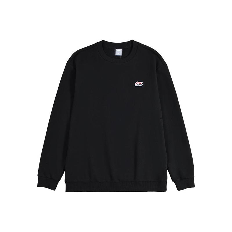 

Li Ning Серия Спортивный Тренд Логотип Вышитый Свитшот с Круглым Вырезом и Длинным Рукавом Унисекс AWDTD19-1 S