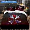 Umbrella Symbol 3pcs K-pop Music Group Bedding set,Ideal for Bedroom, Dormitory,Including Duvet Cover And 2pcs Pillowcases,Fan Gifts