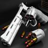 Firing ZP5 357 Revolver Toy Gun Automatic Launcher Pistol Soft Dart Bullet CS Outdoor-use Weapon for Kid Adult Mechanical Continuous