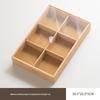 Ningzhao Wooden Multi-Compartment Snack Tray with Lid