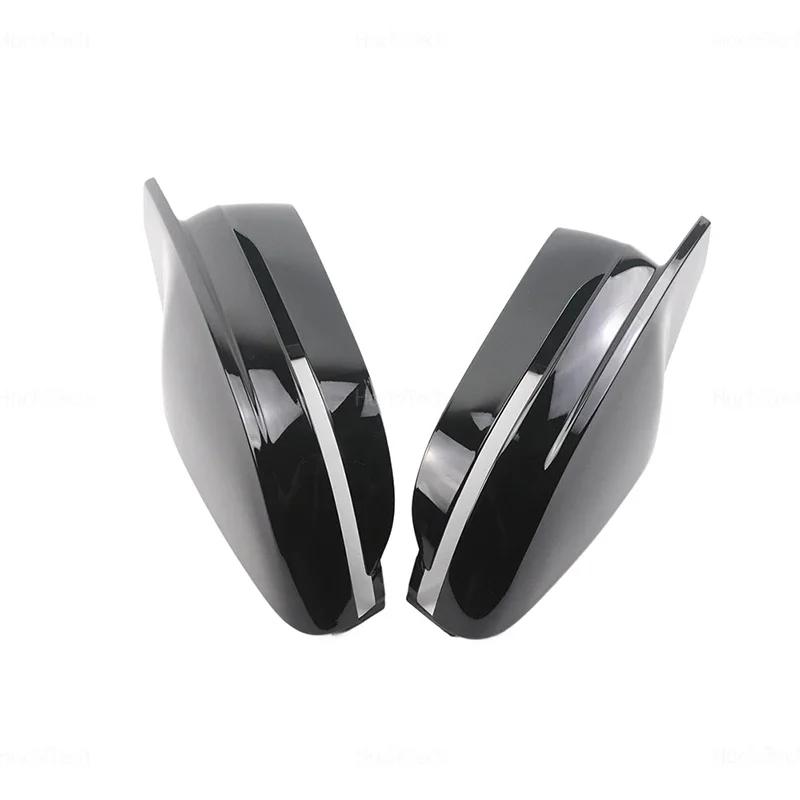 For BMW 3 4 5 7 8 Series G20 G21 G30 G38 Carbon Fiber Glossy Black Replacement Side Mirror Covers Cap G22 G23 G11 G12 G15 G16