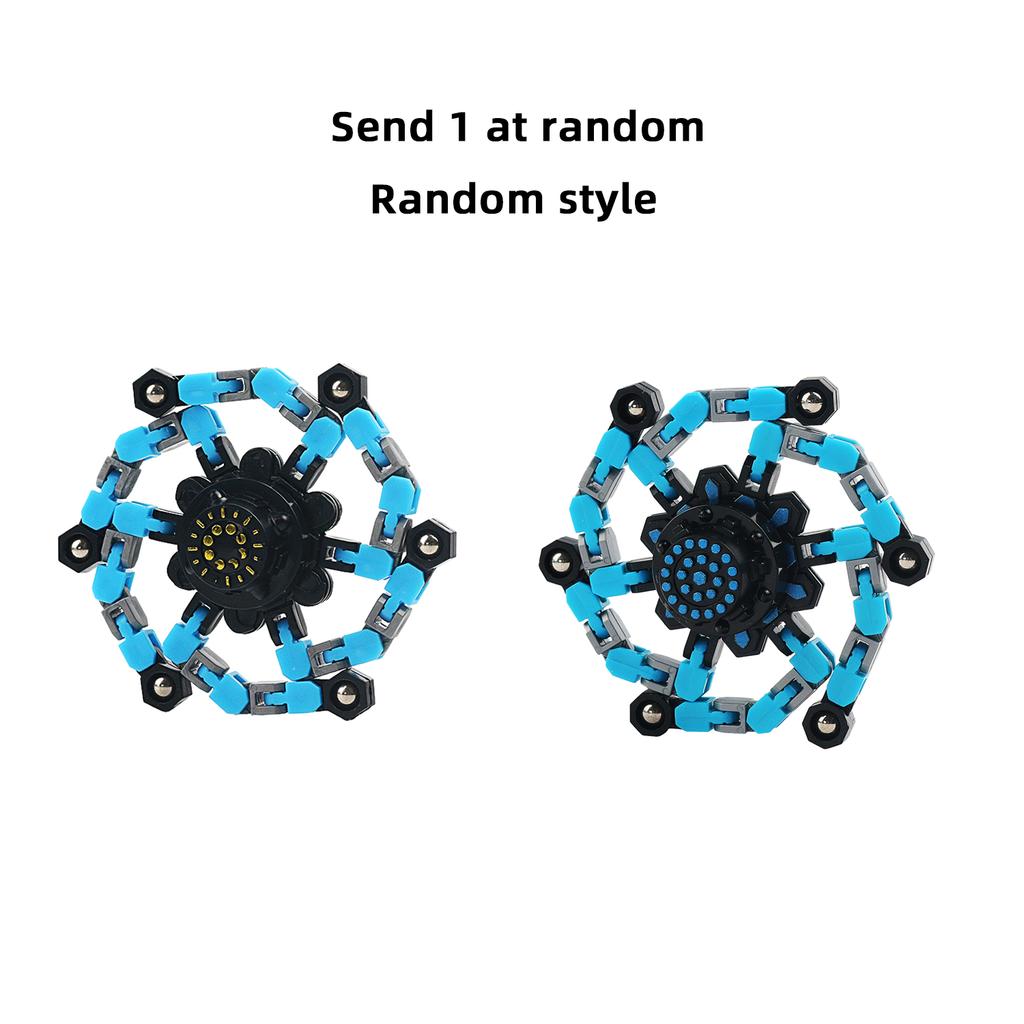 Transformable Fidget Spinners Chain Toys Stress Relief Sensory Toys Fingertip Gyros Spinner Party Favors For Kids Adults