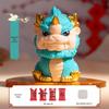Solar-Powered God of Wealth Shaking Head Ornament - Creative Office Desktop Decoration for Wealth Attraction and Opening Ceremonies