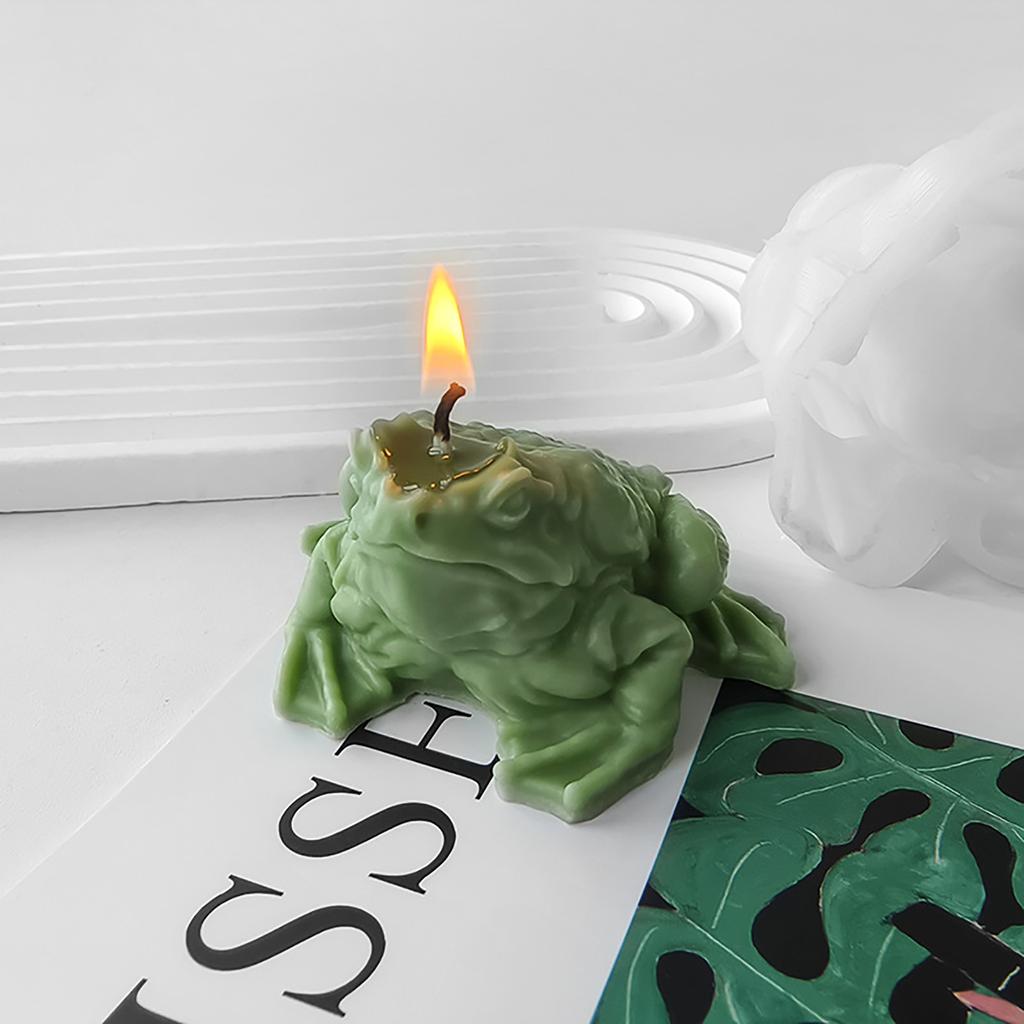 Toad Shaped Candlestick Silicone Mold Candle Base Mould Decorative Candle Holder Mold Ornament Home Decorations Mould
