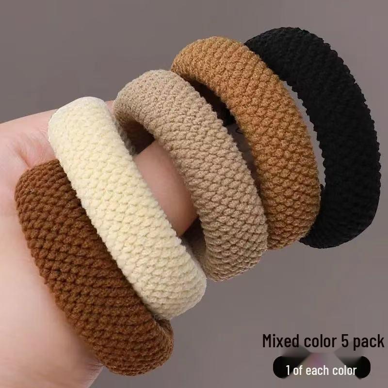 Thickened Elastic Hair Tie for Ponytails and Buns