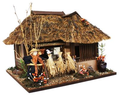 Billy 8618 Handmade Dollhouse Kit Tono Traditional House Highway Series Miniature Home Model Display Japan