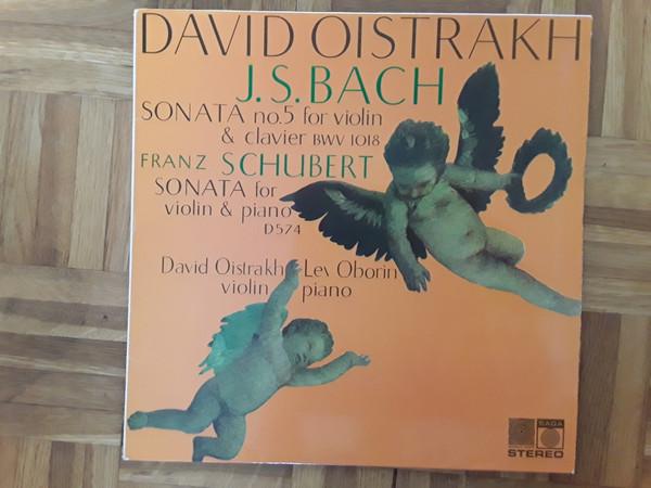 

LP Record DAVID OISTRACH , LEV OBORIN - Bach, Schubert - David Oistrach 5253 Saga 1974 Germany Classical Used