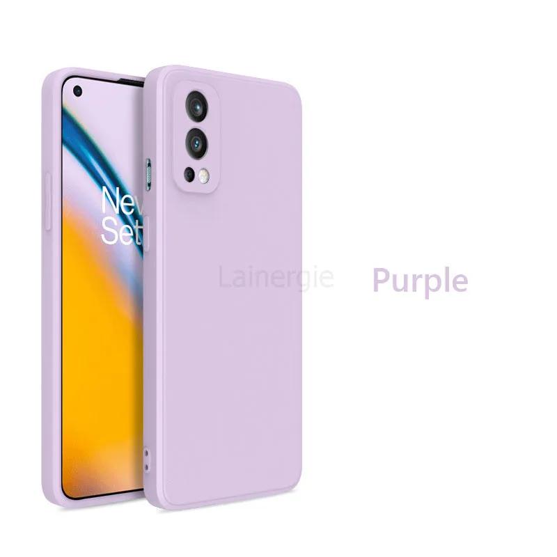 Per OnePlus Nord 2 Custodia morbida in silicone liquido Custodia protettiva per fotocamera per One Plus Nord 2 OnePlus Nord 2 Nord2 5G Custodia per telefono