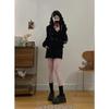 Corduroy Waist-Cinching Jacket & Skirt Set, Women's Plus Size, Elegant Slimming Two-Piece for Autumn/Winter