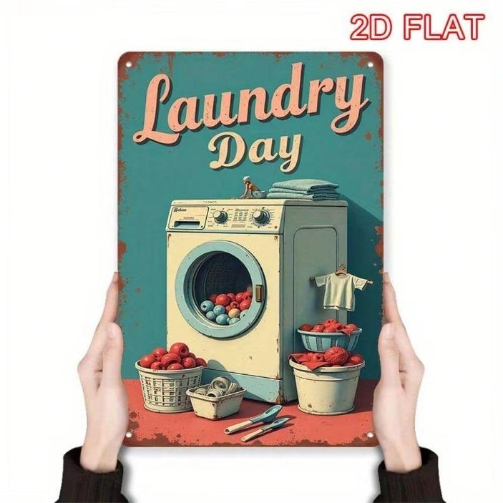 Retro Metal Tin Sign 20x30cm for Home Living Room Balcony Wall Decor