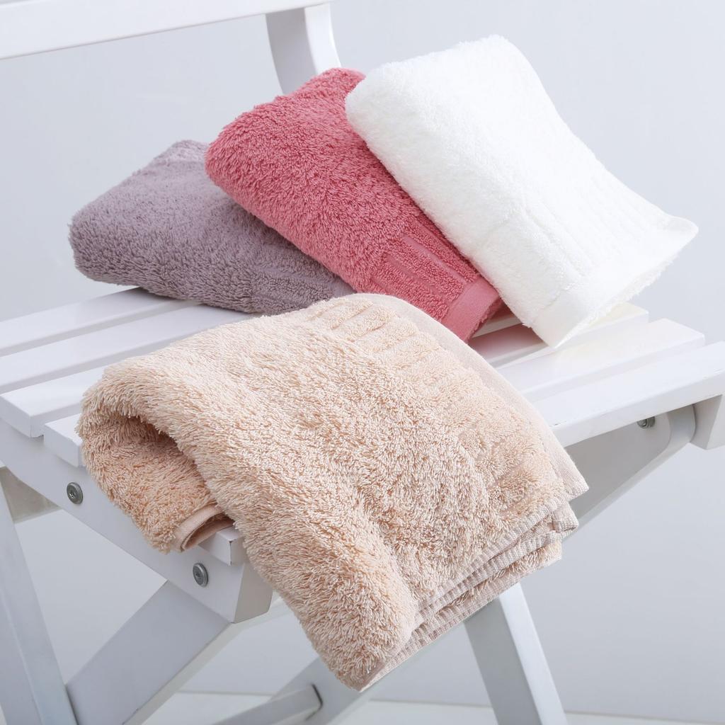 Towel Pure Cotton Plain Color Thickened Plush Water Moisture-wicking Egyptian Combed Velvet Cotton Durable Durable