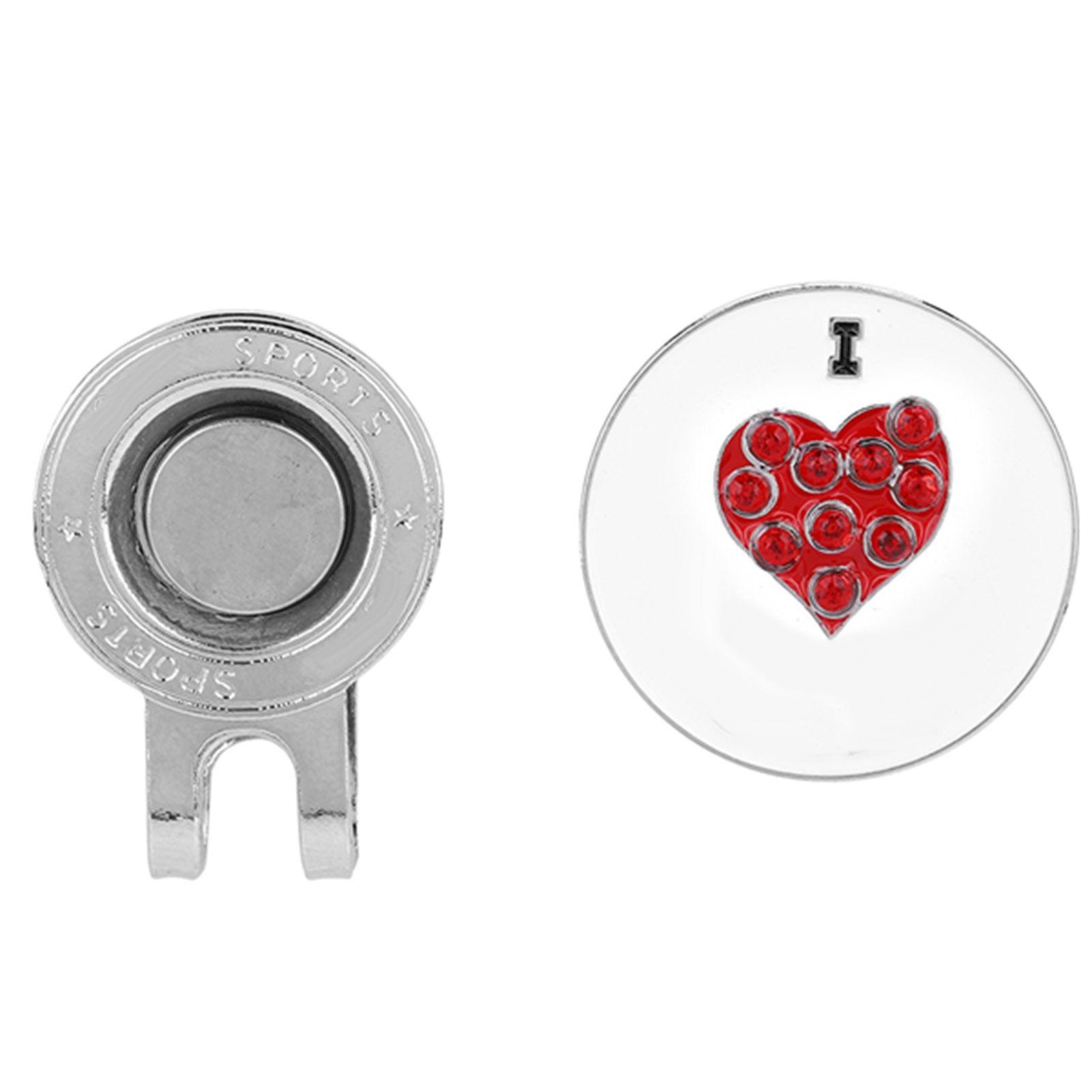 

Прочный металлический мини-магнитный маркер для мячей для гольфа, аксессуар для козырька шляпы гольфиста