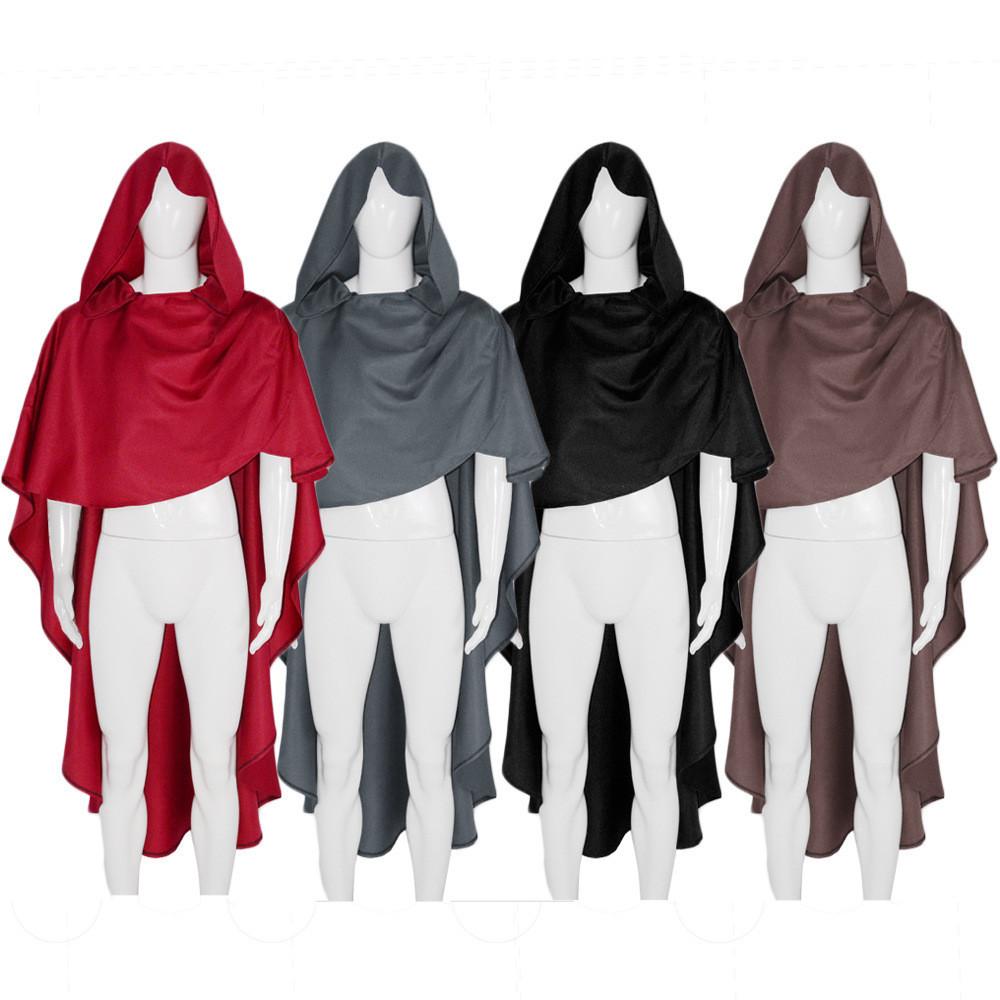 Stage Cloak Medieval Performance Cosplay Costume Polyester Halloween Party