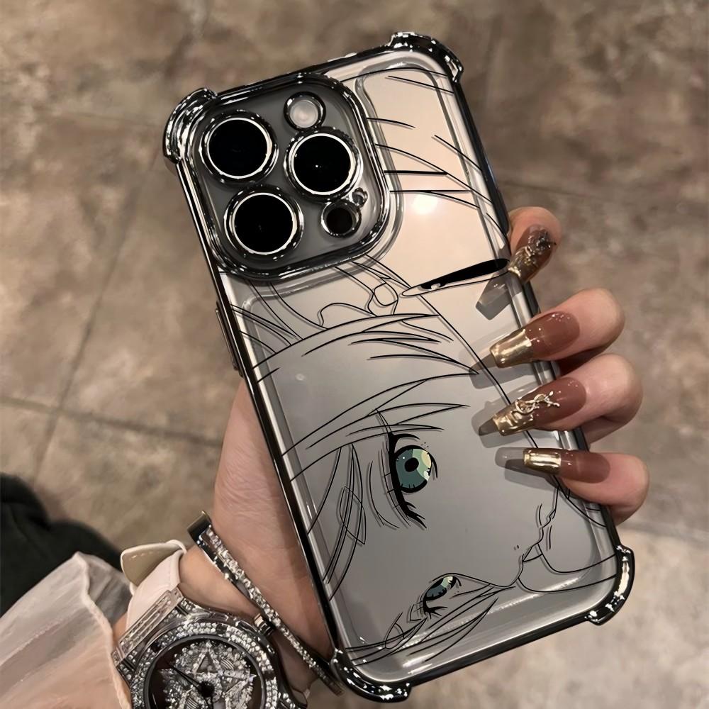 

Hot Comics F-Frierens Plating Phone Case For iPhone 17 17e 16e 16 15 14 13 12 11 Pro Max X XR XSMax Air Plus Anti-Fall Airabag iPhone 11 Pro