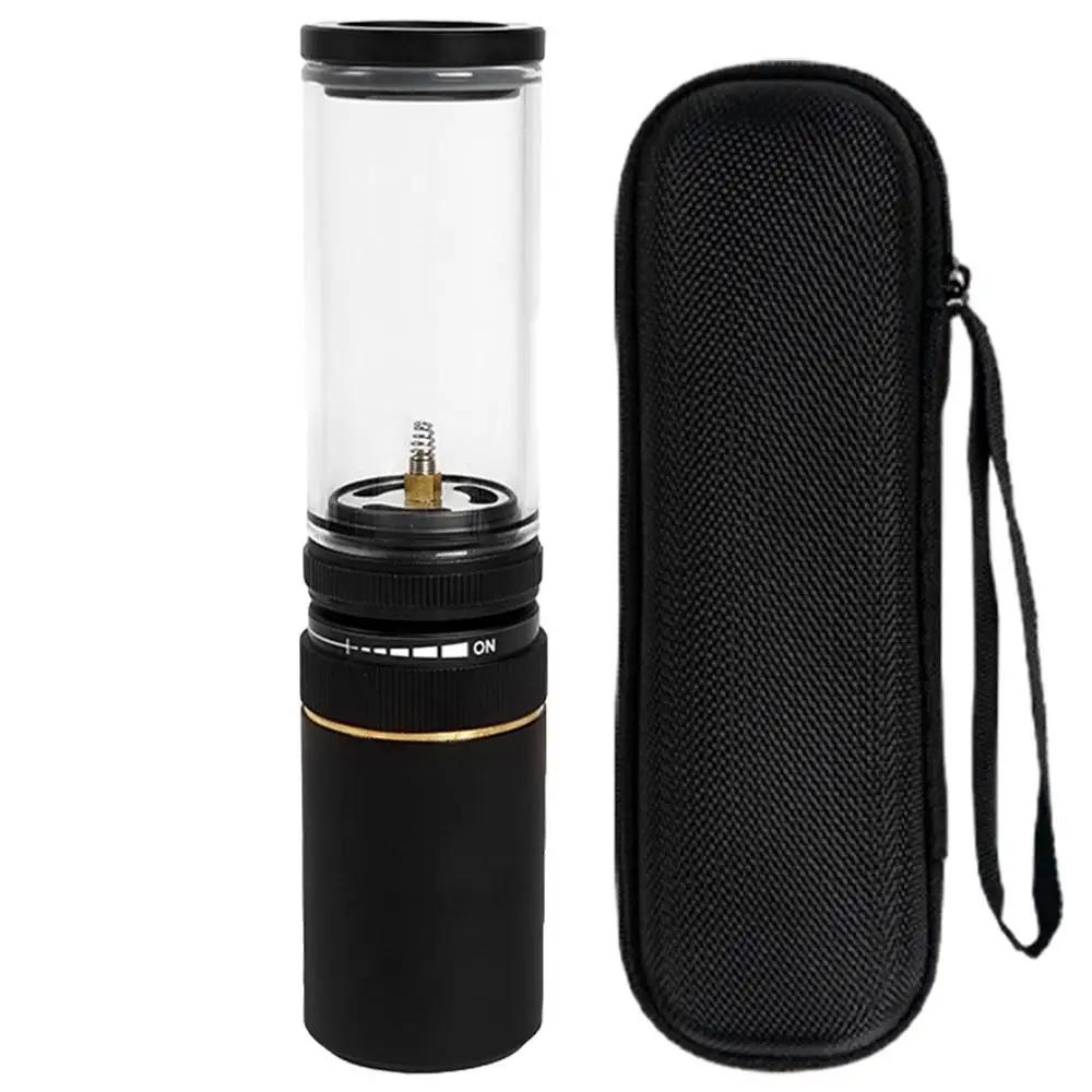Portable Camping Tent Gas Lamp Outdoor Gas Candlelight Windproof Adjustable Gas Candlelight Lantern for Camping Accessories