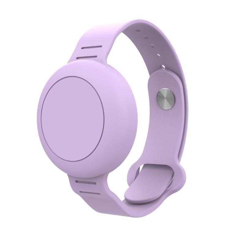 Silicone Locator Bracelet Waterproof Watch Band Case Holder Lightweight Tracking Device Wristband Replacement