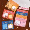 New Kawaii Cartoon Animal Sticky Notes Sticker 60Sheets Cute Rabbit Bear Capybara Astronaut Memo Pad School Office Stationery