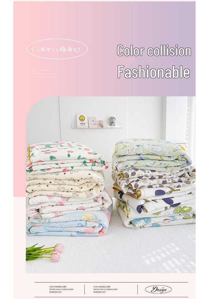 Class A Maternal & Infant Double Layer Summer Gauze Quilt - Cool, Gift Boxed, Air Conditioning Blanket, Dormitory Thin Blanket, 8
