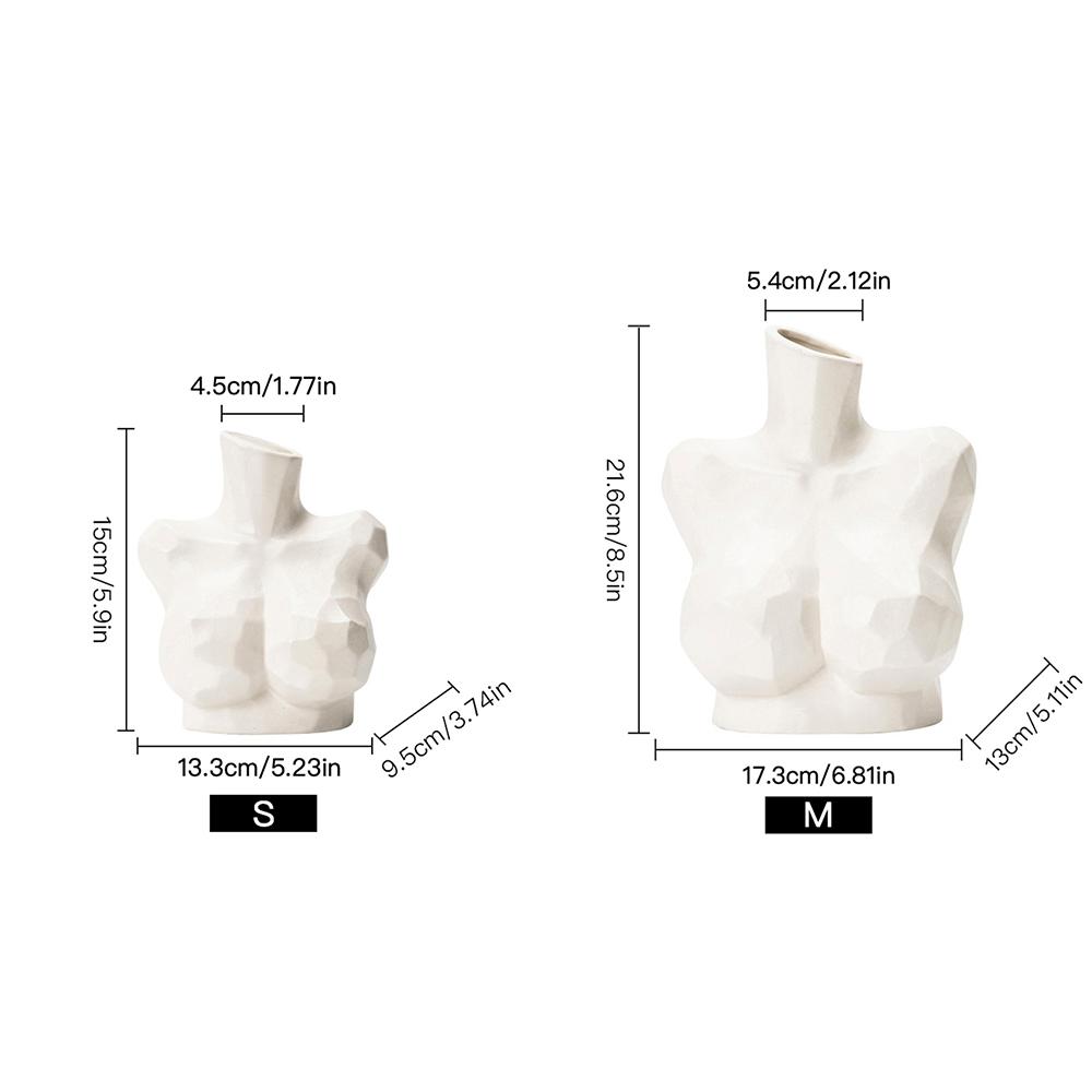 Kreative geometrische Körpervase, Keramik-Hydroponikvase, Blumenarrangement, Wohnkultur, Desktop-Ornamente, Gartendekoration