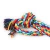 Z Regenbogen Baumwollseil Set Biss Vierteiliges Haustier Hund Hundespielzeug Buntes Seil Knoten Bissfest Haustierbedarf