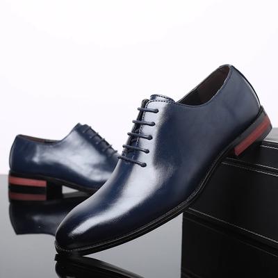 2025 Nieuwe Herfst Heren Zakelijk Formele Schoenen Casual Leren Veterschoenen Zachte Zool Platte Designer Schoenen