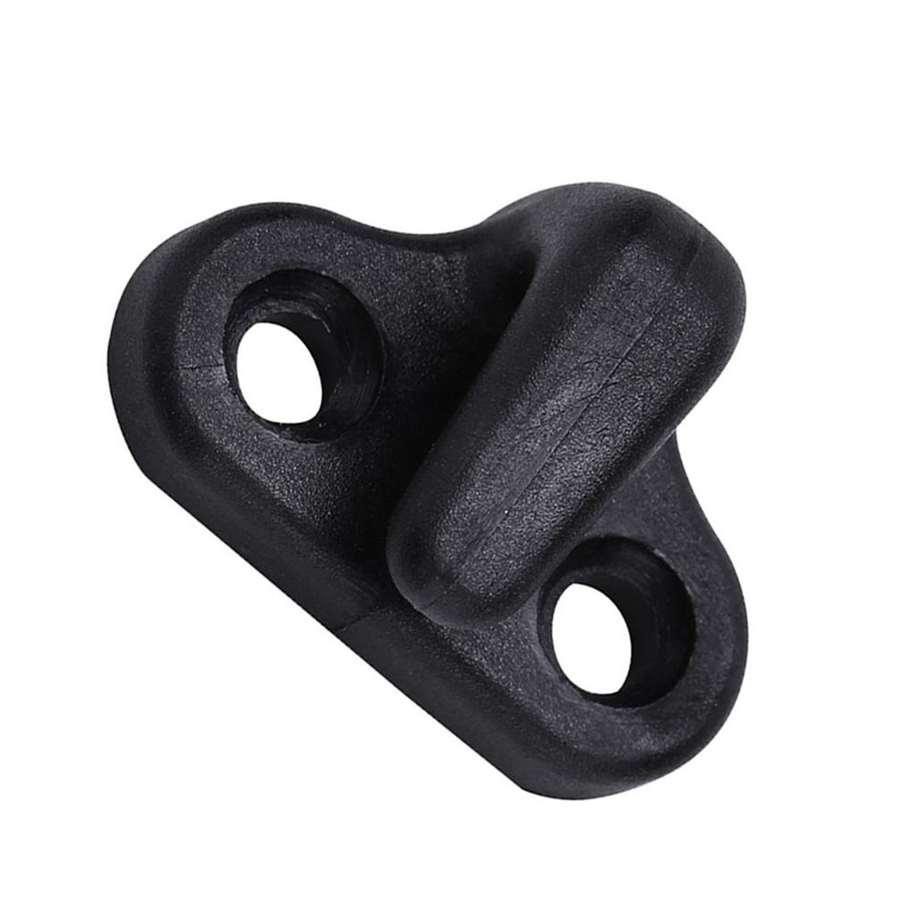 Nylon Kayak Lashing J Shape Hooks Replacement Black With Flat head Screws