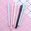 Gel Ink Pen with Cat Head Cap Design Retractable Medium Point Smooth Writing Office School Stationery Supplies