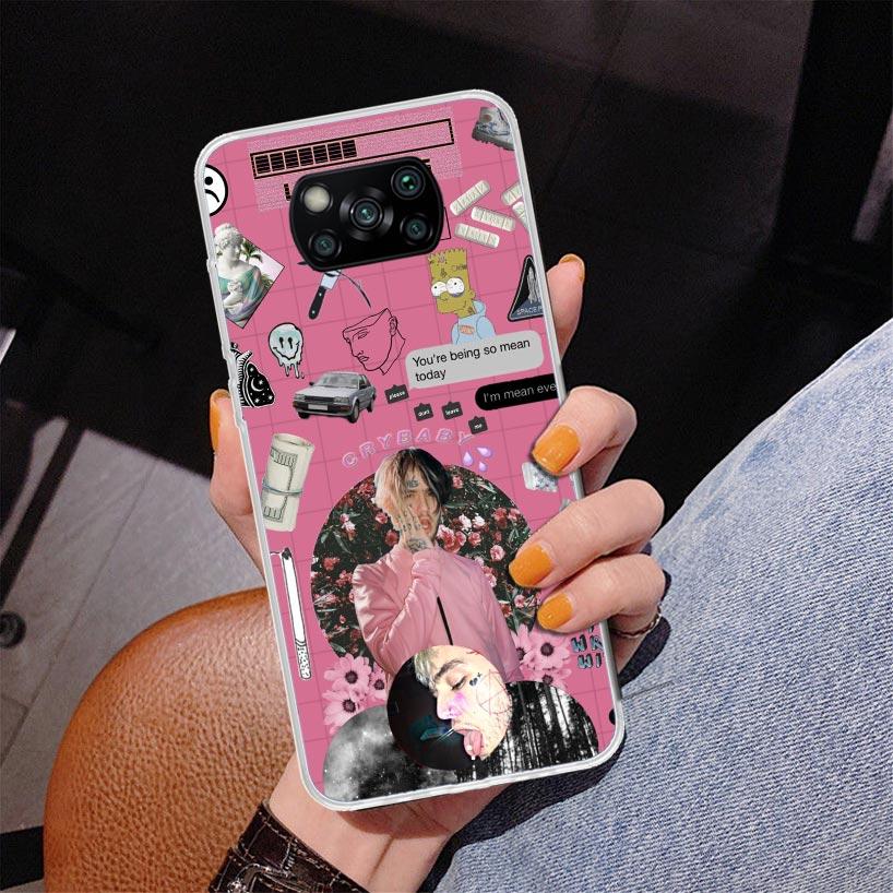 Lil Peep Singer Phnoe Case for Xiaomi Poco X5 X6 X7 Pro X4 Gt F7 Ultra M8 M7 Redmi 15C 15 13C 13 12C 12 Unique Cover Coque Poco