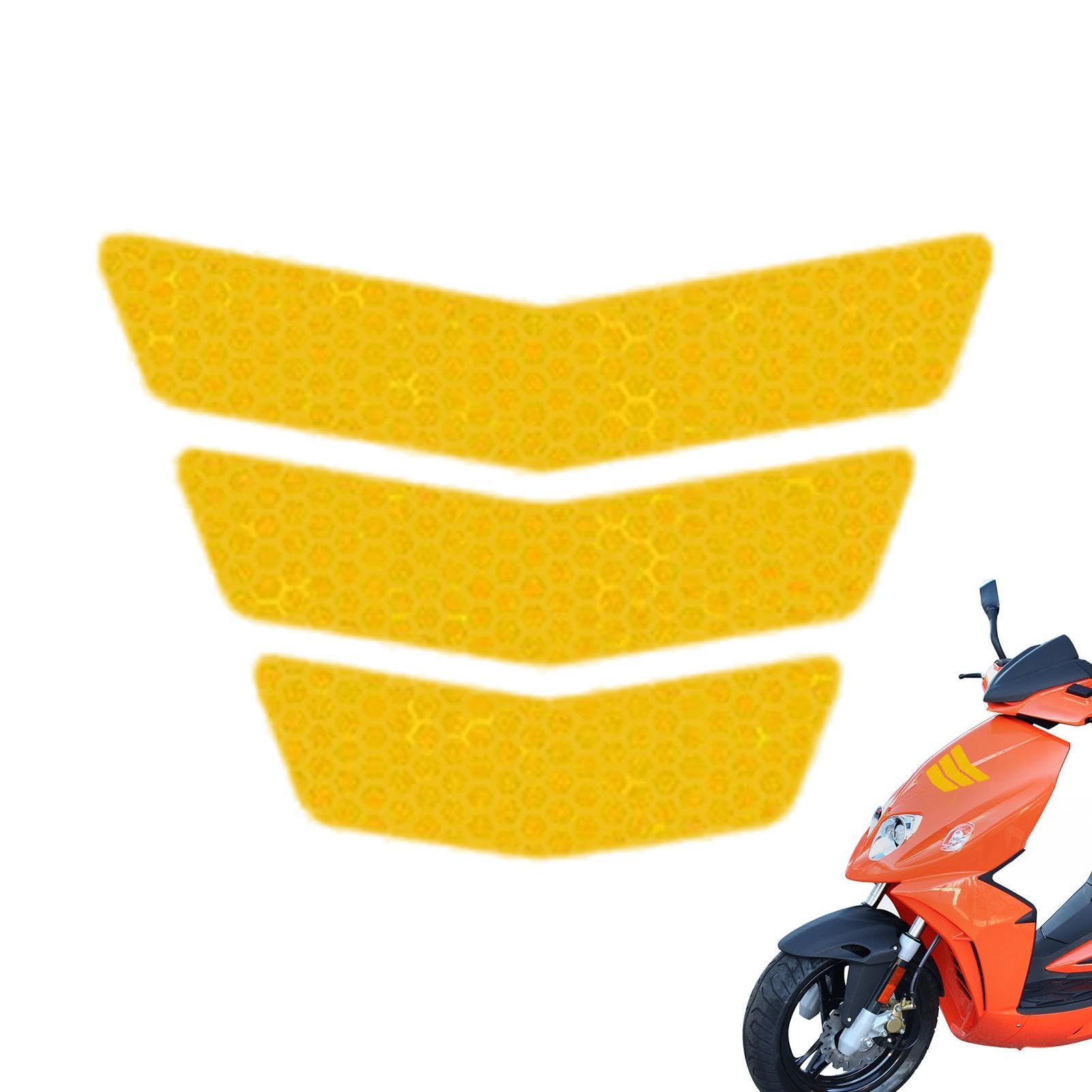 

Светоотражающие наклейки для велосипеда - Светоотражающие наклейки для автомобилей и мотоциклов - Светоотражающие наклейки для автомобиля, Please refer to the description жёлтый