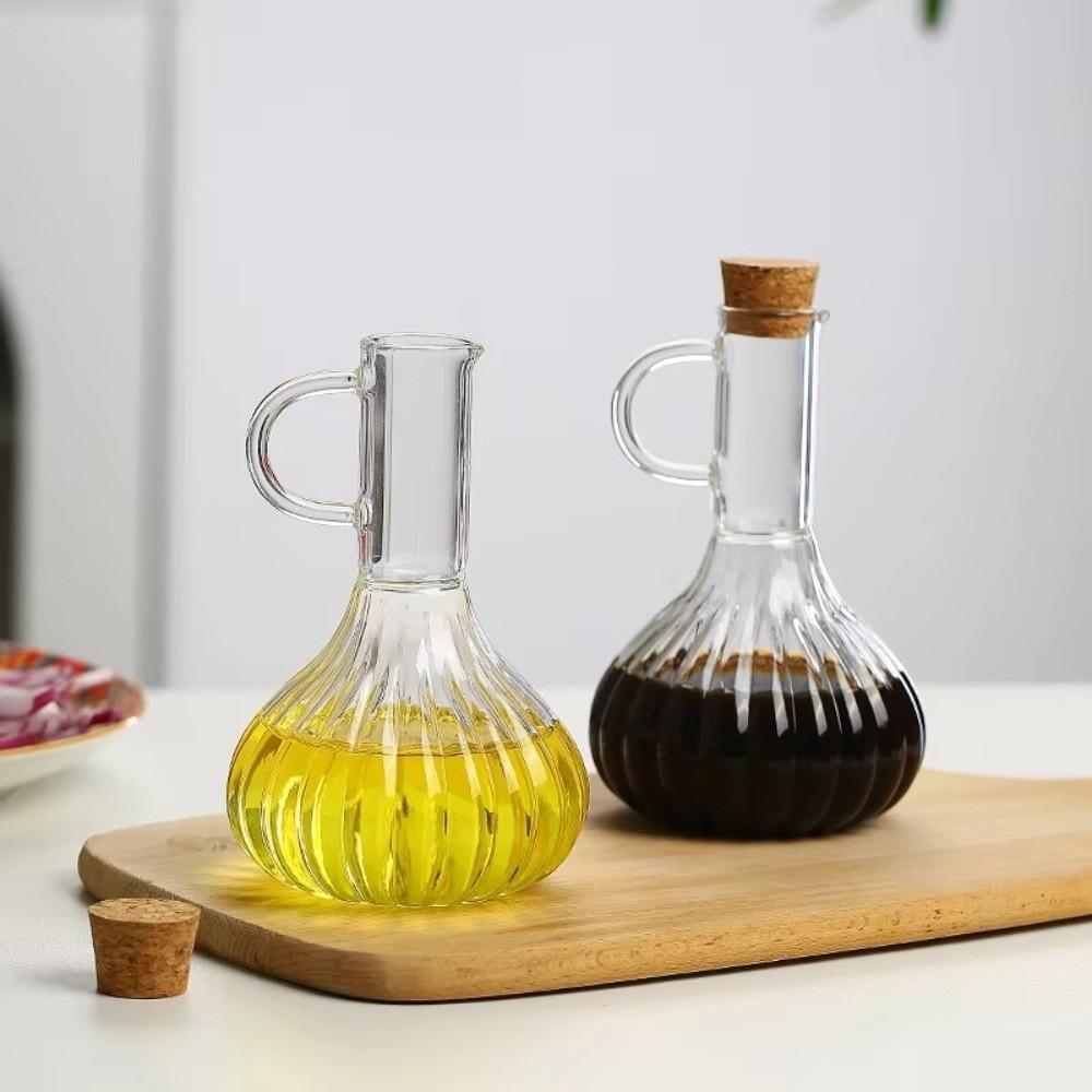 Wooden Stand Liquid Seasoning Bottle Sealed Storage Condiment Dispenser  Restaurant