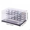1/64 Scale Model Car Display Case Storage Organizer Vehicle Showcase Miniature Scene